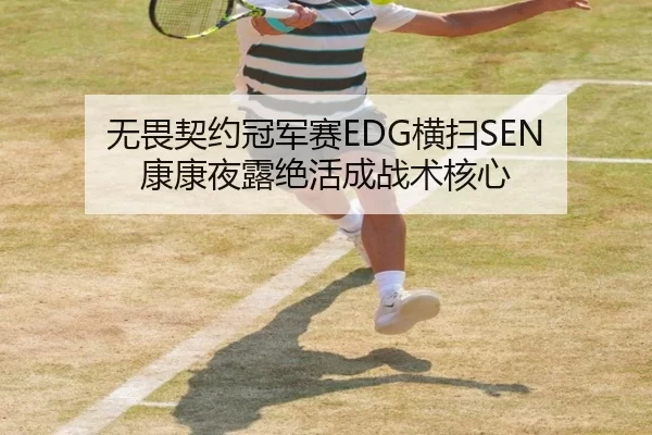 无畏契约冠军赛EDG横扫SEN 康康夜露绝活成战术核心